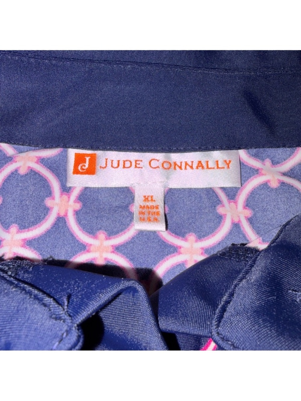 Jude Connally Long Sleeve Tie Waist Printed Dress size XL - Picture 4 of 5